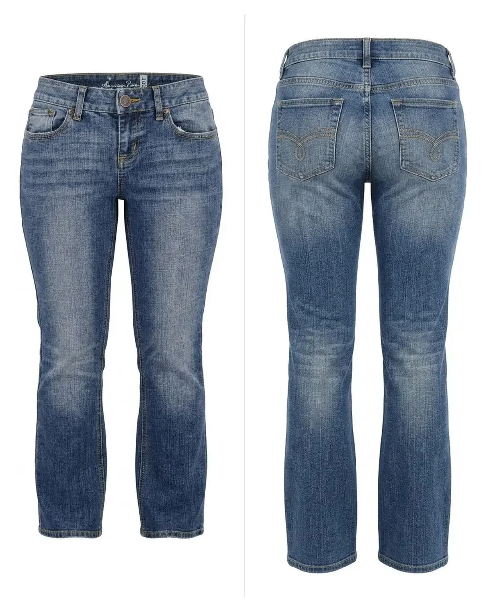 American Rag Cie Boot Bootcut Medium Denim Jeans Women See Measurements